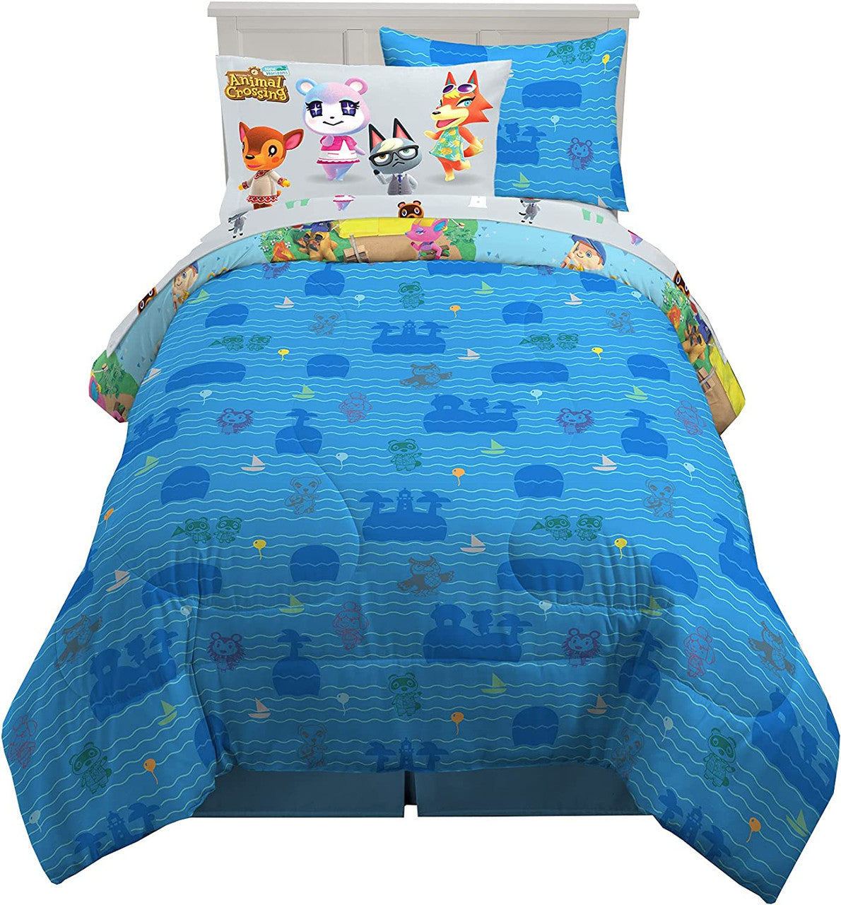 Animal Crossing 5 Pc Twin Bed Set