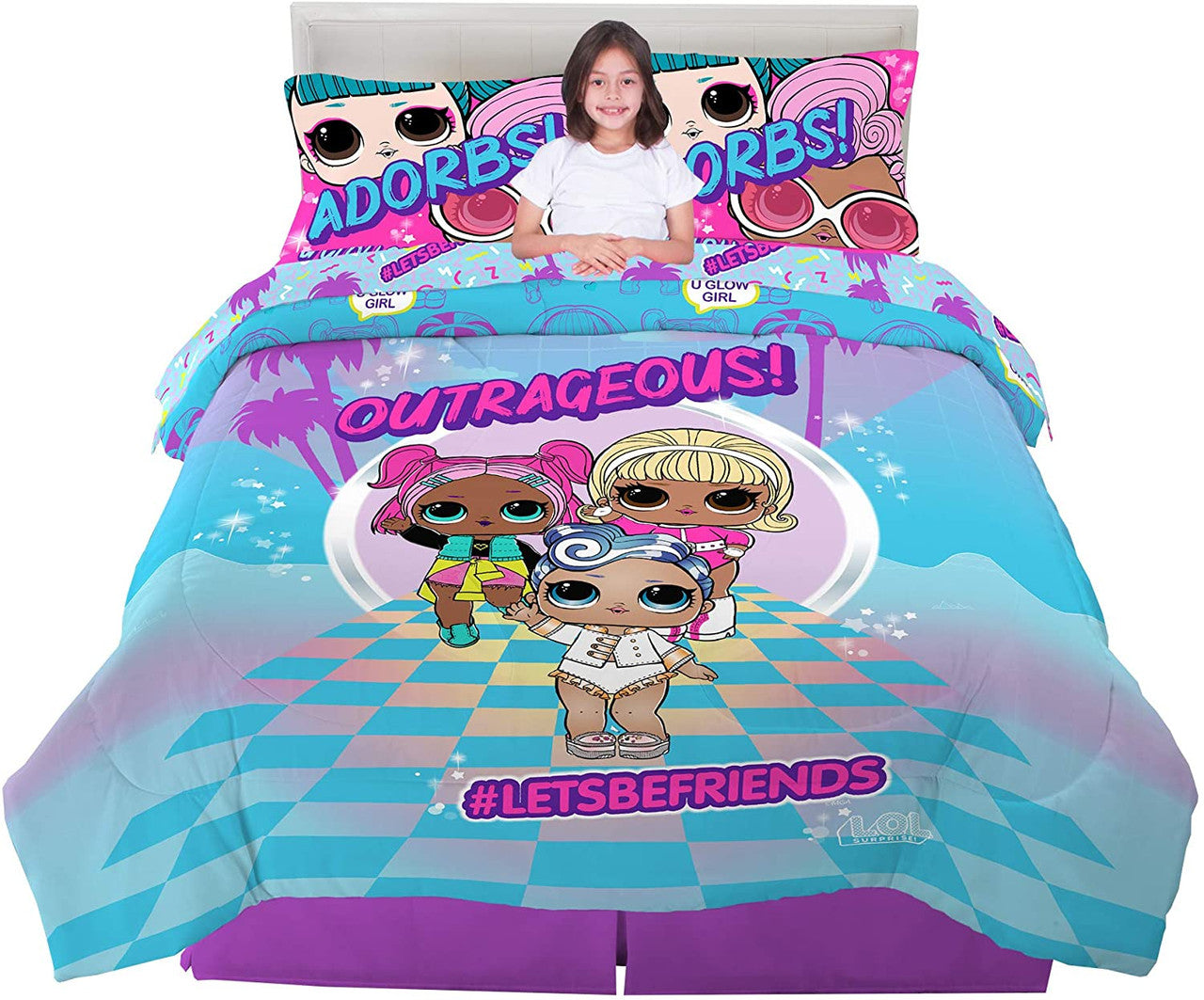 L.O.L Surprise Full Size Comforter Set