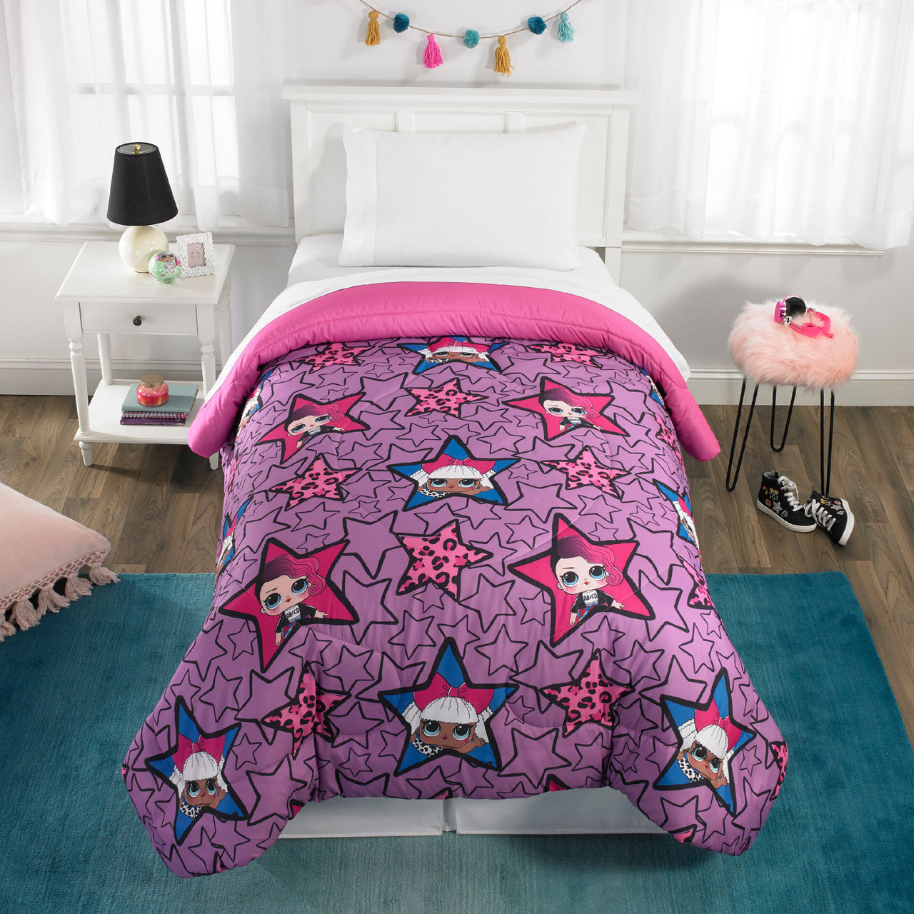 L.O.L. Surprise! Twin/Full Reversible Comforter
