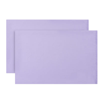 Everyday Kids 2-Pack Toddler Travel Pillowcases - Solid Purple