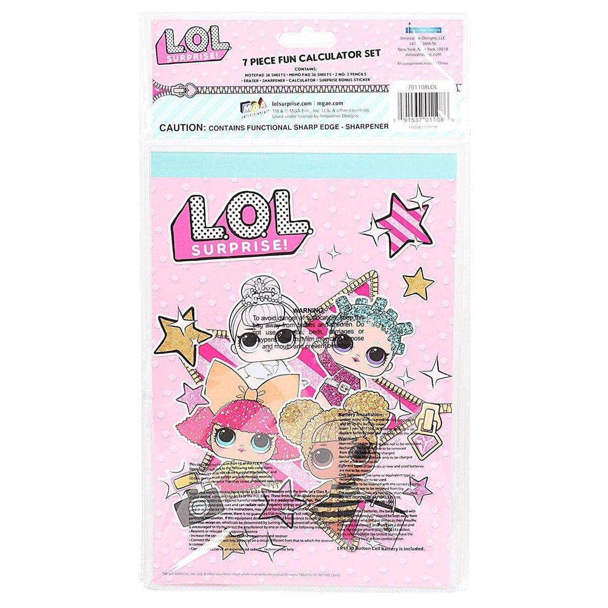 L.O.L. Surprise! 7 Piece Fun Calculator Set