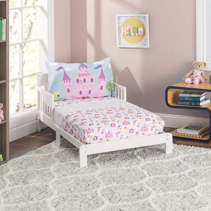 Everyday Kids 3-Piece Toddler Sheet Set - Princess Storyland