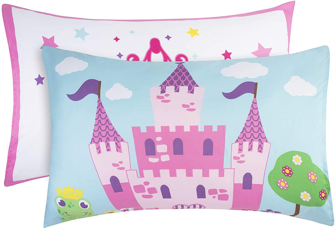 Everyday Kids 3-Piece Toddler Sheet Set - Princess Storyland