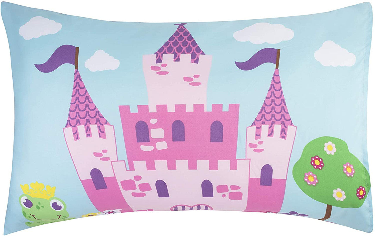 Everyday Kids 3-Piece Toddler Sheet Set - Princess Storyland