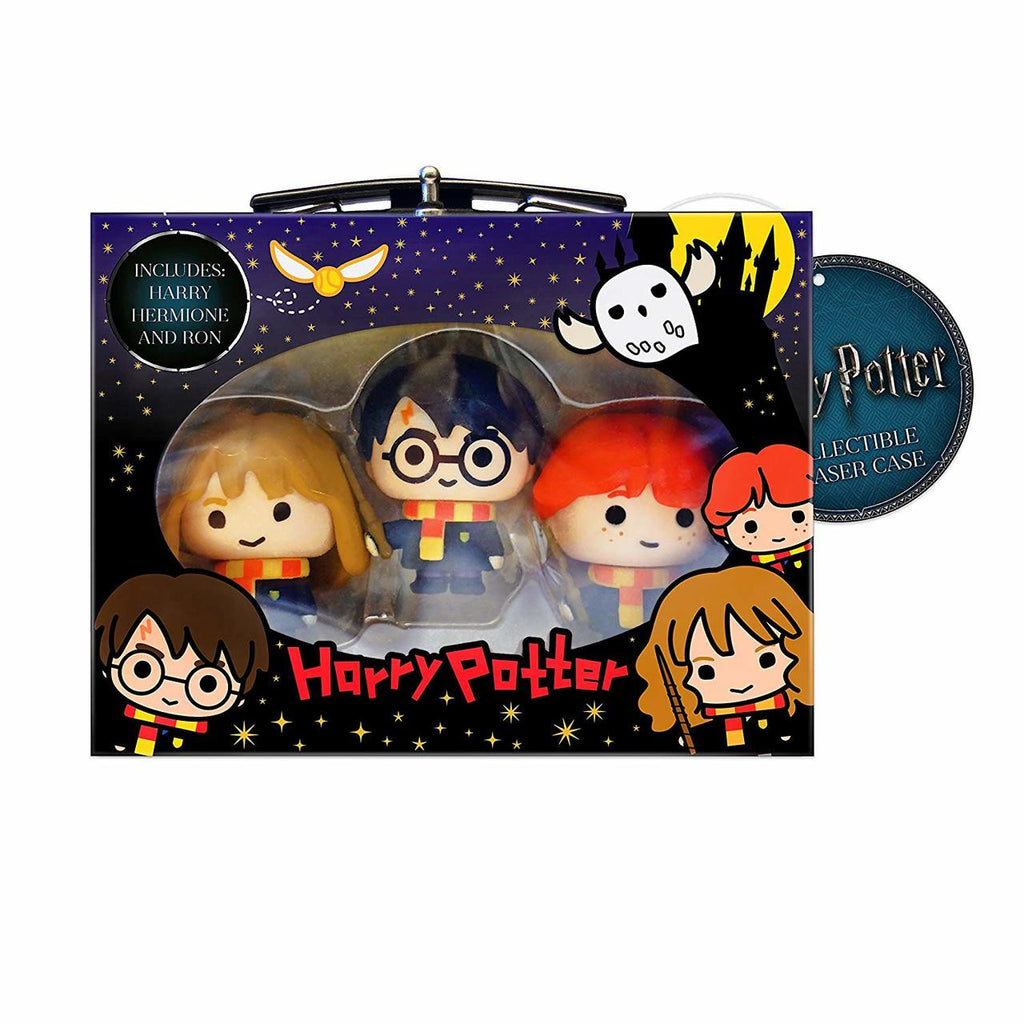 Harry Potter 3 pk 3D Collectable Eraser Case