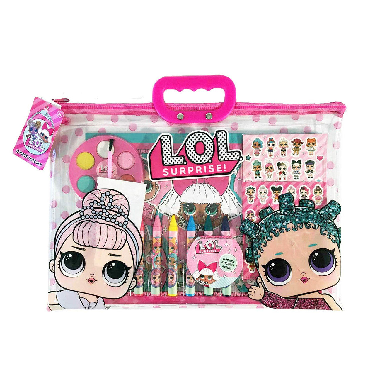 L.O.L. Surprise! 12 Piece Tote Stationery Set