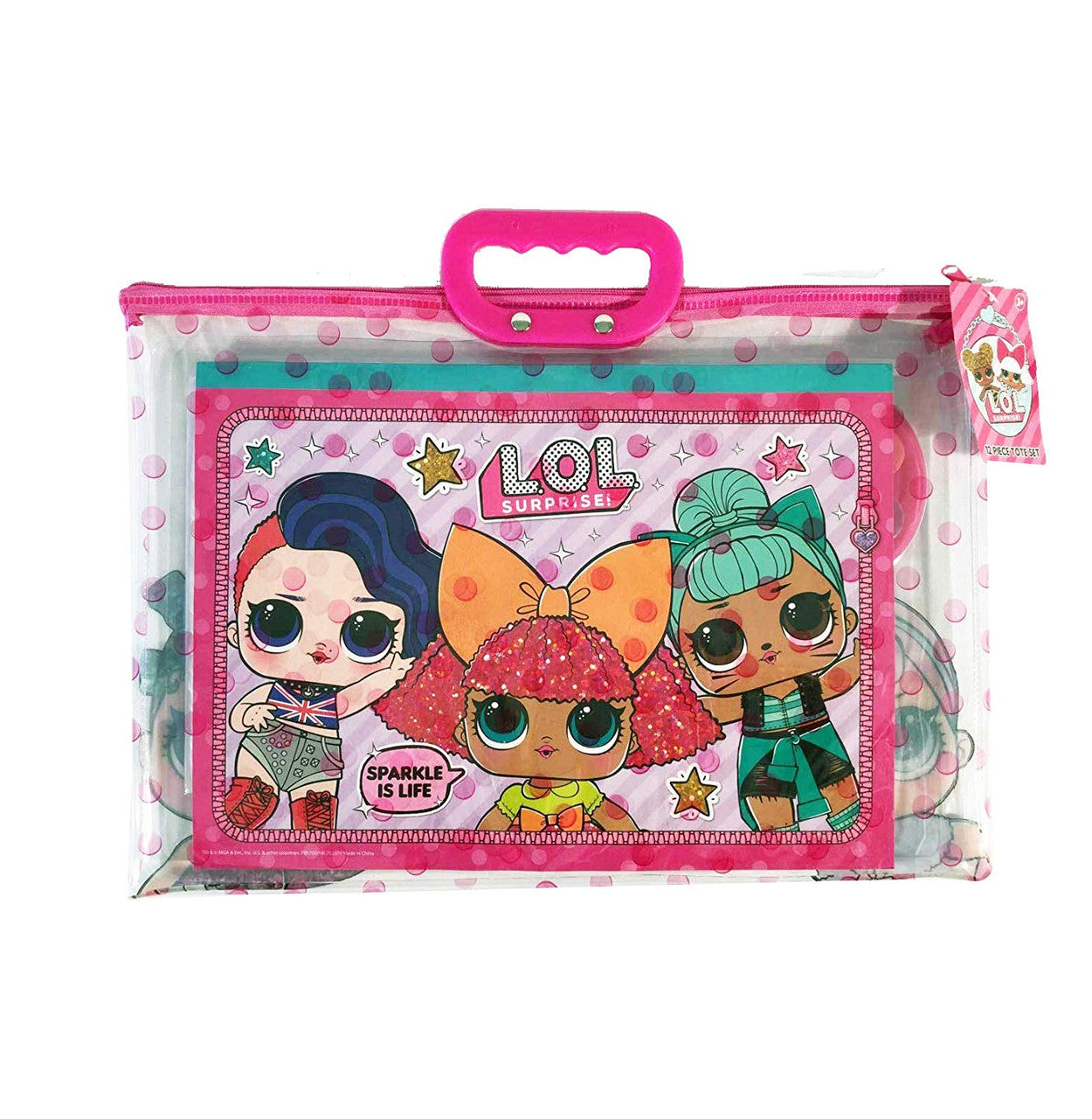 L.O.L. Surprise! 12 Piece Tote Stationery Set