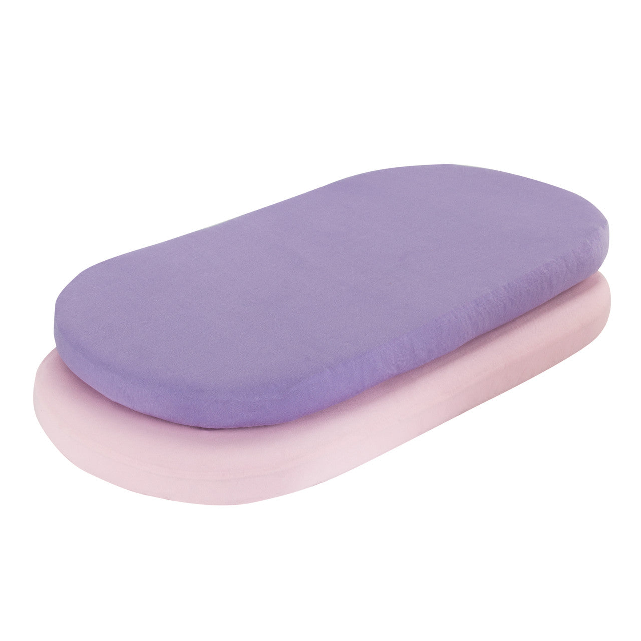 Everyday Kids 2 Pack Bassinet Sheets - Pink/Purple