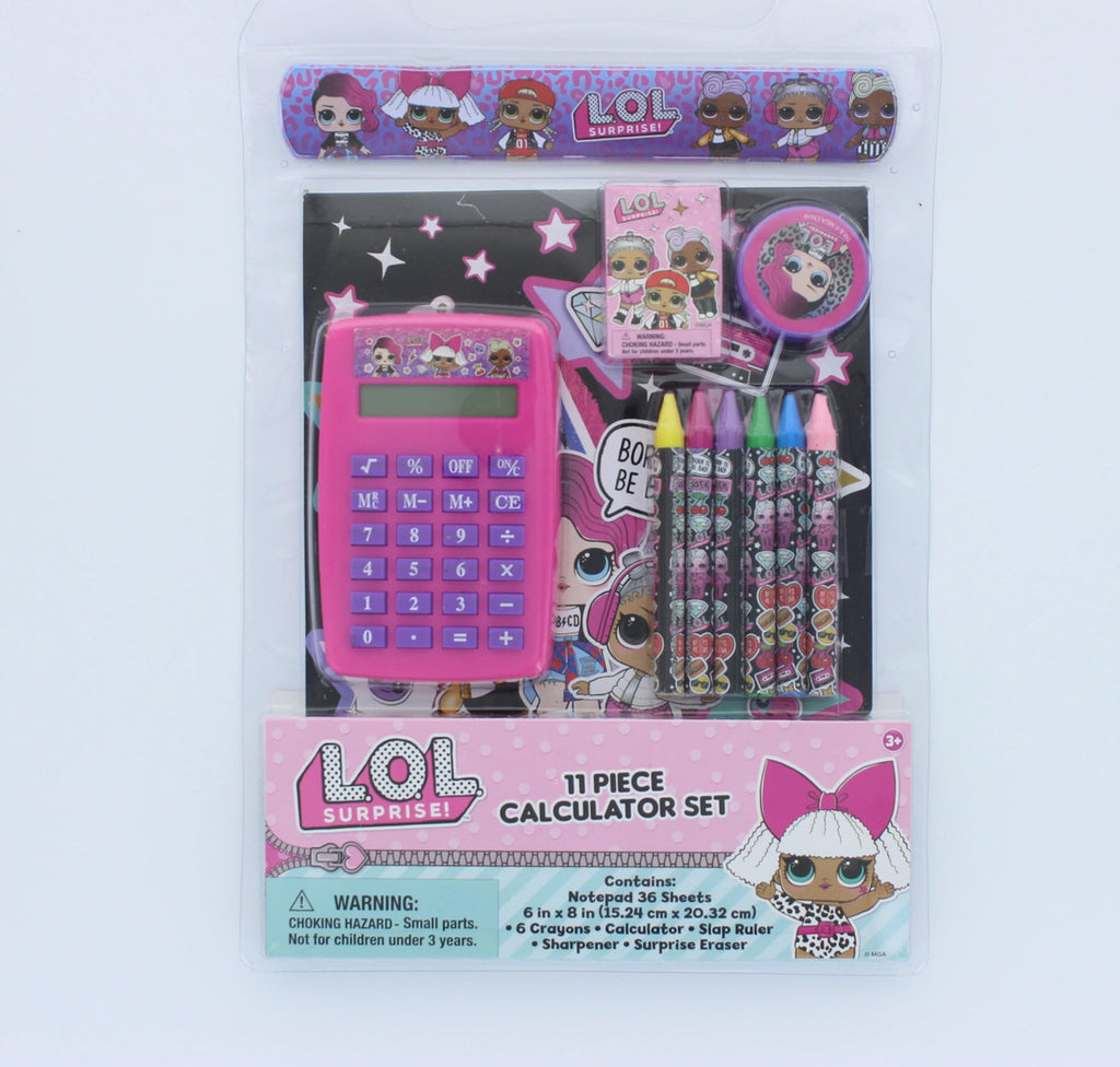 L.O.L. Surprise! 11 Piece Calculator Set