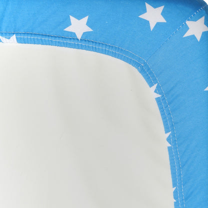 EVERYDAY KIDS 2 Pack Cotton Jersey Knit Cradle Sheet Set - Stars/Clouds