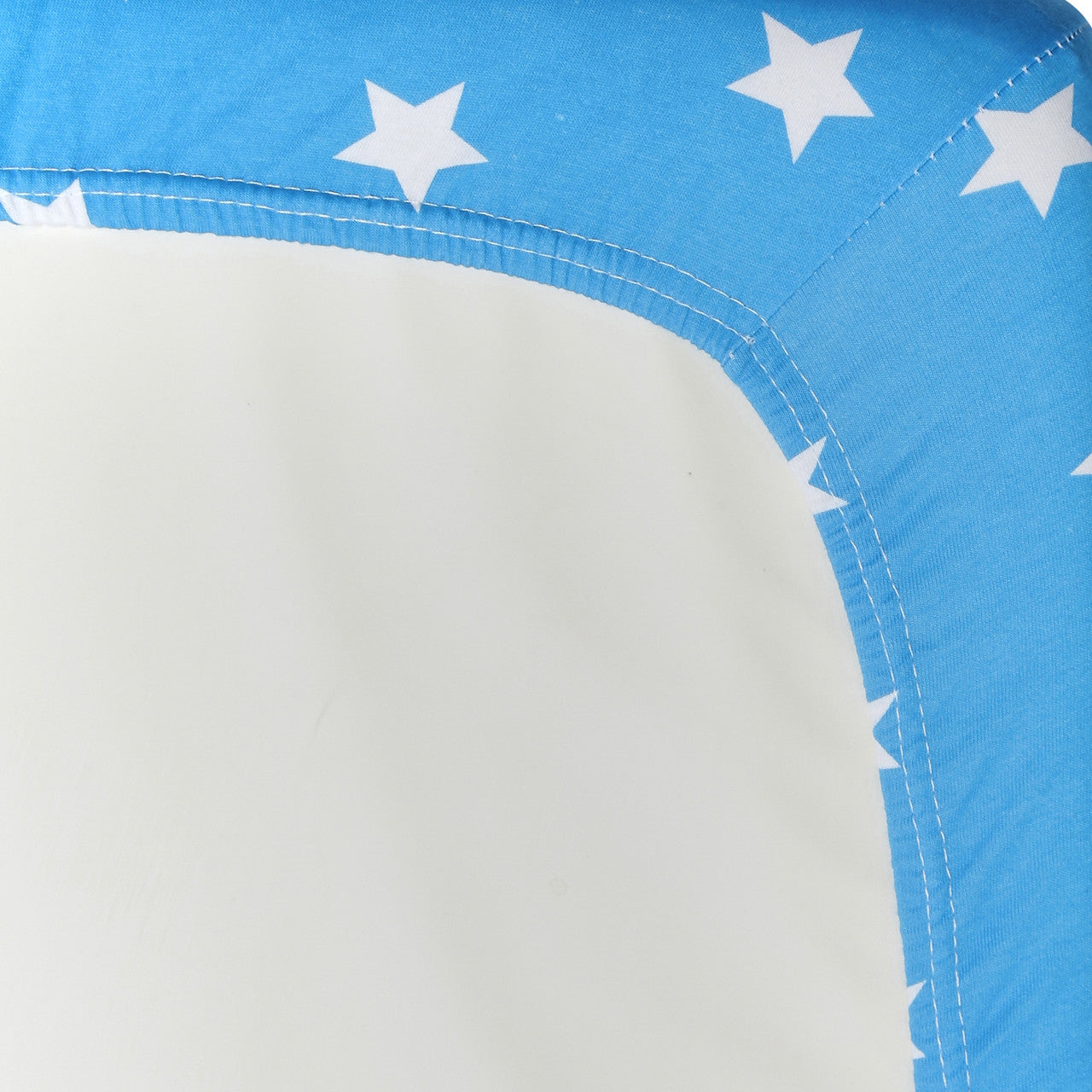 EVERYDAY KIDS 2 Pack n Play and Portable Crib Mattress Sheets - Stars/Clouds