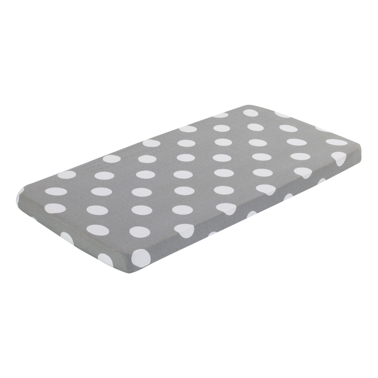 EVERYDAY KIDS 2 Pack Cotton Jersey Knit Cradle Sheet Set - Hearts/Polka Dots
