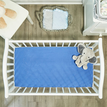 Everyday Kids 2 Pack Baby Cradle Sheets - Jungle Sports/Blue