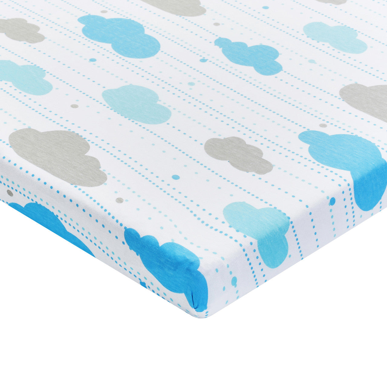 EVERYDAY KIDS 2 Pack n Play and Portable Crib Mattress Sheets - Stars/Clouds