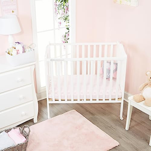 2 PK Portable Crib Sheet - Owls and Pink