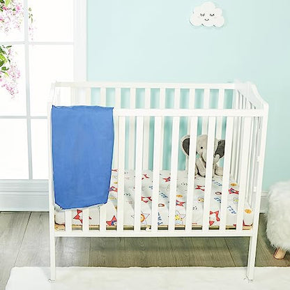 2 PK Portable Crib Sheet - Jungle Sports and Blue
