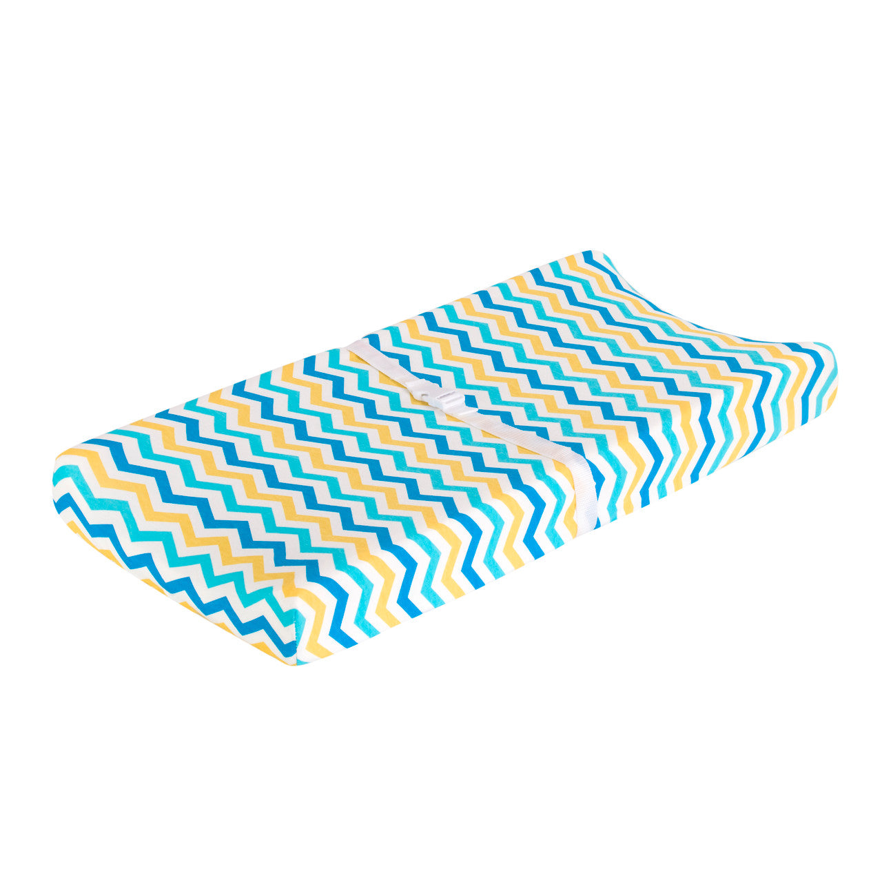 EVERYDAY KIDS 2 Pack Cotton Jersey Knit Changing Pad Cover - Cars/Chevron