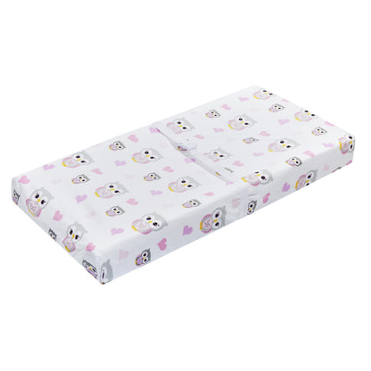 EVERYDAY KIDS 2 Pack Cotton Jersey Knit Changing Pad Cover - Owls/Stars
