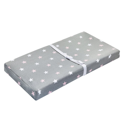 EVERYDAY KIDS 2 Pack Cotton Jersey Knit Changing Pad Cover - Owls/Stars