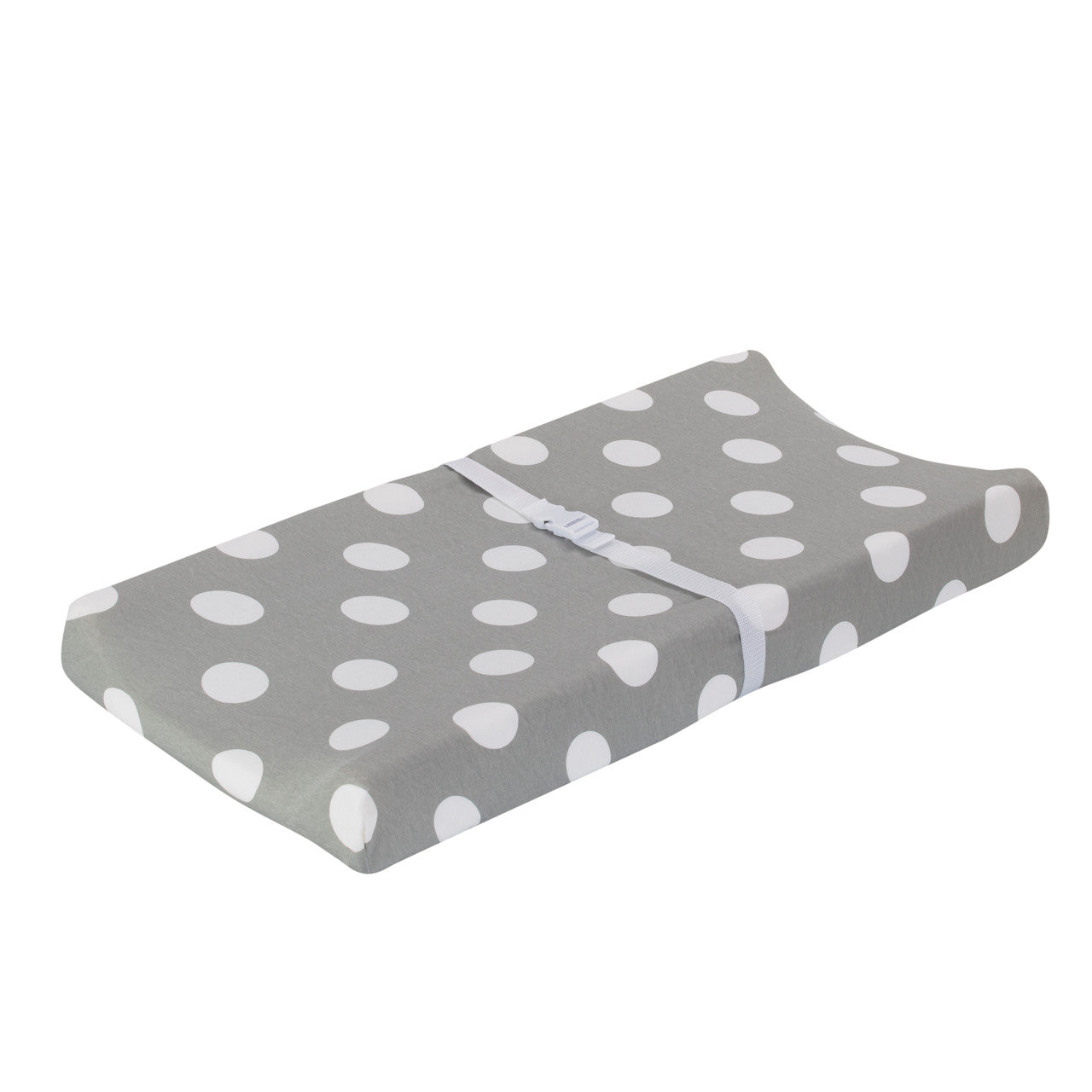 EVERYDAY KIDS 2 Pack Cotton Jersey Knit Changing Pad Cover - Hearts/Dots