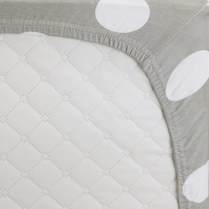 Everyday Kids 2 Pack Fitted Crib Sheet - Hearts/Polka Dots