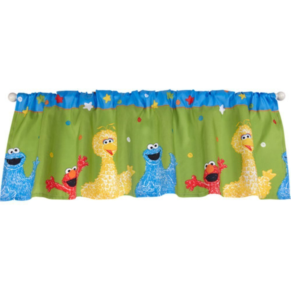 Sesame Street Scribble Window Valance