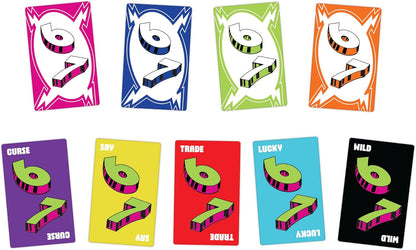 Stormin' Studios Six Seven Card Game, A Nonsensical Game of Chance for Kids and Family, 2 to 6 Players, Ages 7 and Up