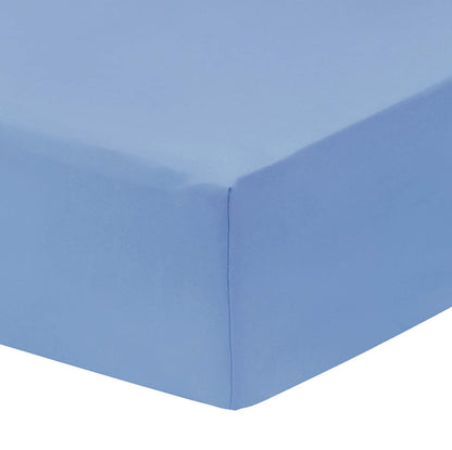 Everyday Kids Fitted Crib Sheet - Light Blue