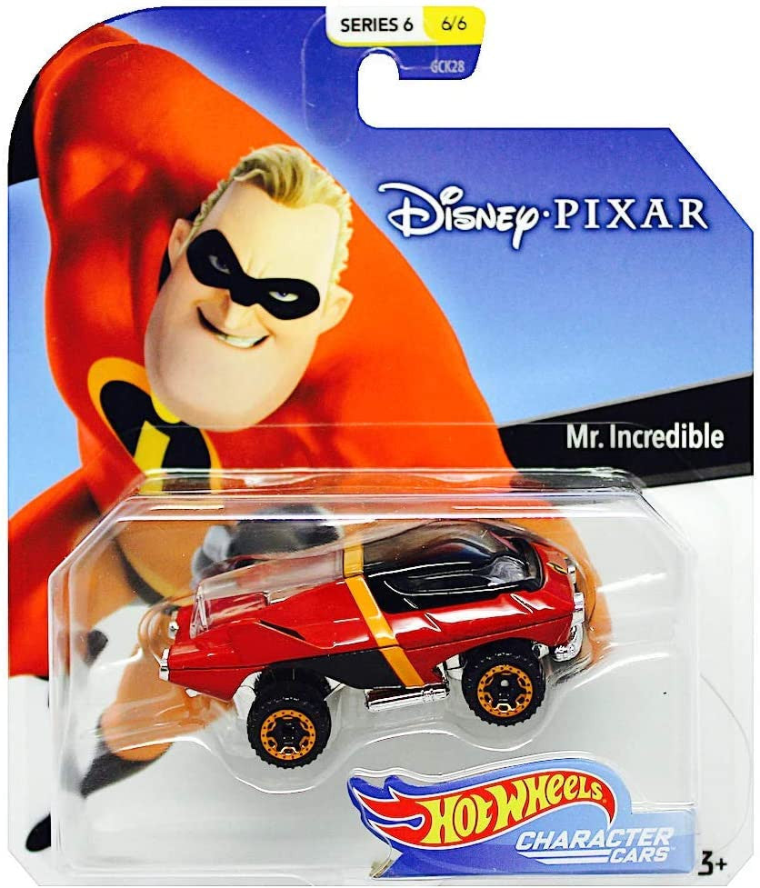 Hot Wheels Character Cars Disney Mr. Incredible Vehicle