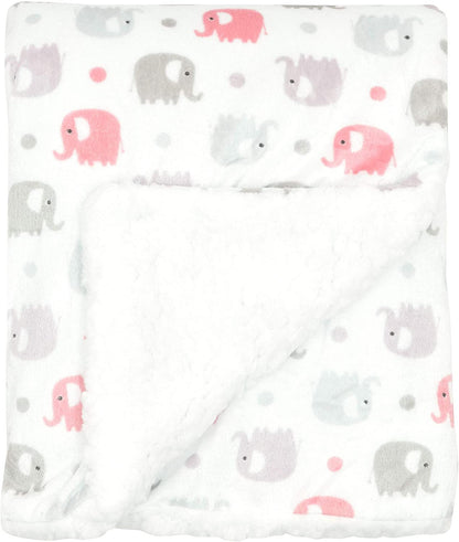 Everyday Kids Baby Blanket Pink Elephant