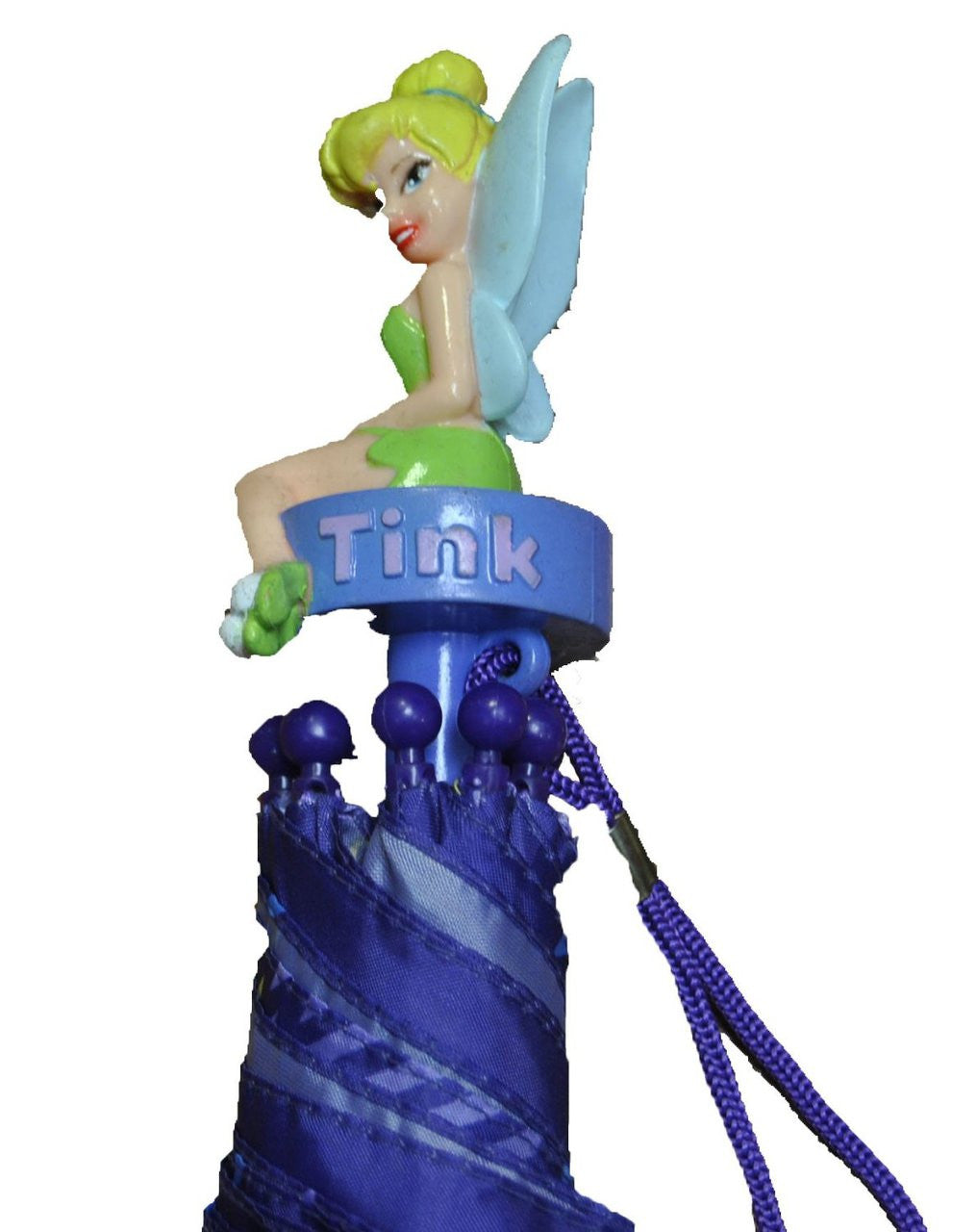 Disney Tinkerbell Kid 20" Umbrella 3D Tinkerbell Figurine Purple