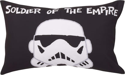 Star Wars Stormtrooper 4-Piece Toddler Bedding Set, Soldier of the Empire Comforter, Fitted Bottom Sheet, Flat Top Sheet & Pillowcase,