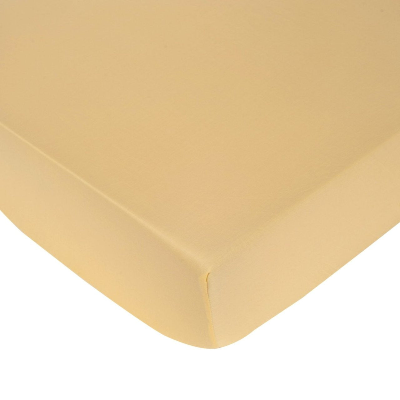 Carter's Sateen Yellow Crib Sheet