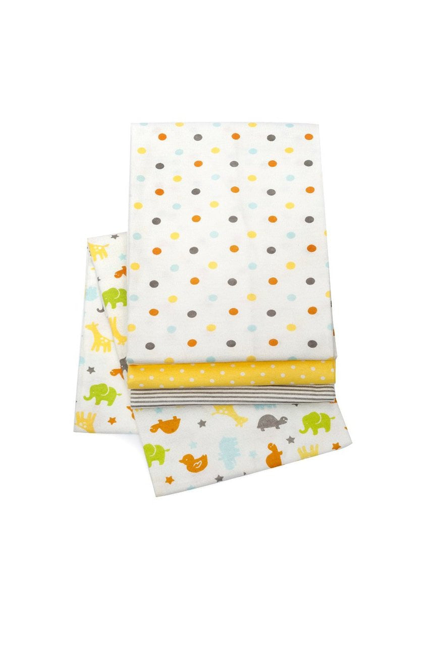 Carter's Neutral Receiving Blankets, Safari, 4 Count