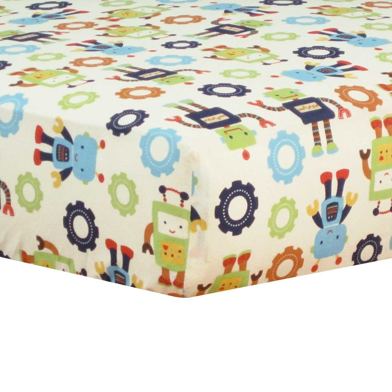 Baby Bots 4 Piece Baby Crib Bedding Set by Nojo