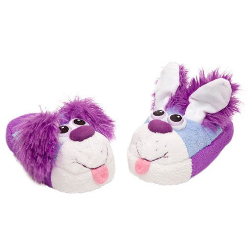 Stompeez Playful Blue Puppy Slippers (Small/Medium)