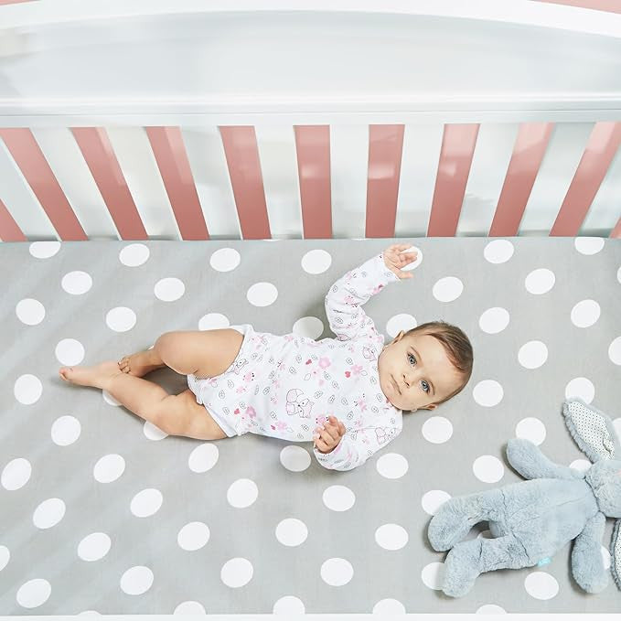 Everyday Kids 7 Pack Pink Long Sleeve Baby Bodysuits for Girls