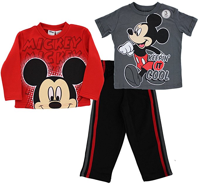 Disney Mickey Mouse Toddler Boys' "Keeping It Cool" 3-Piece Set