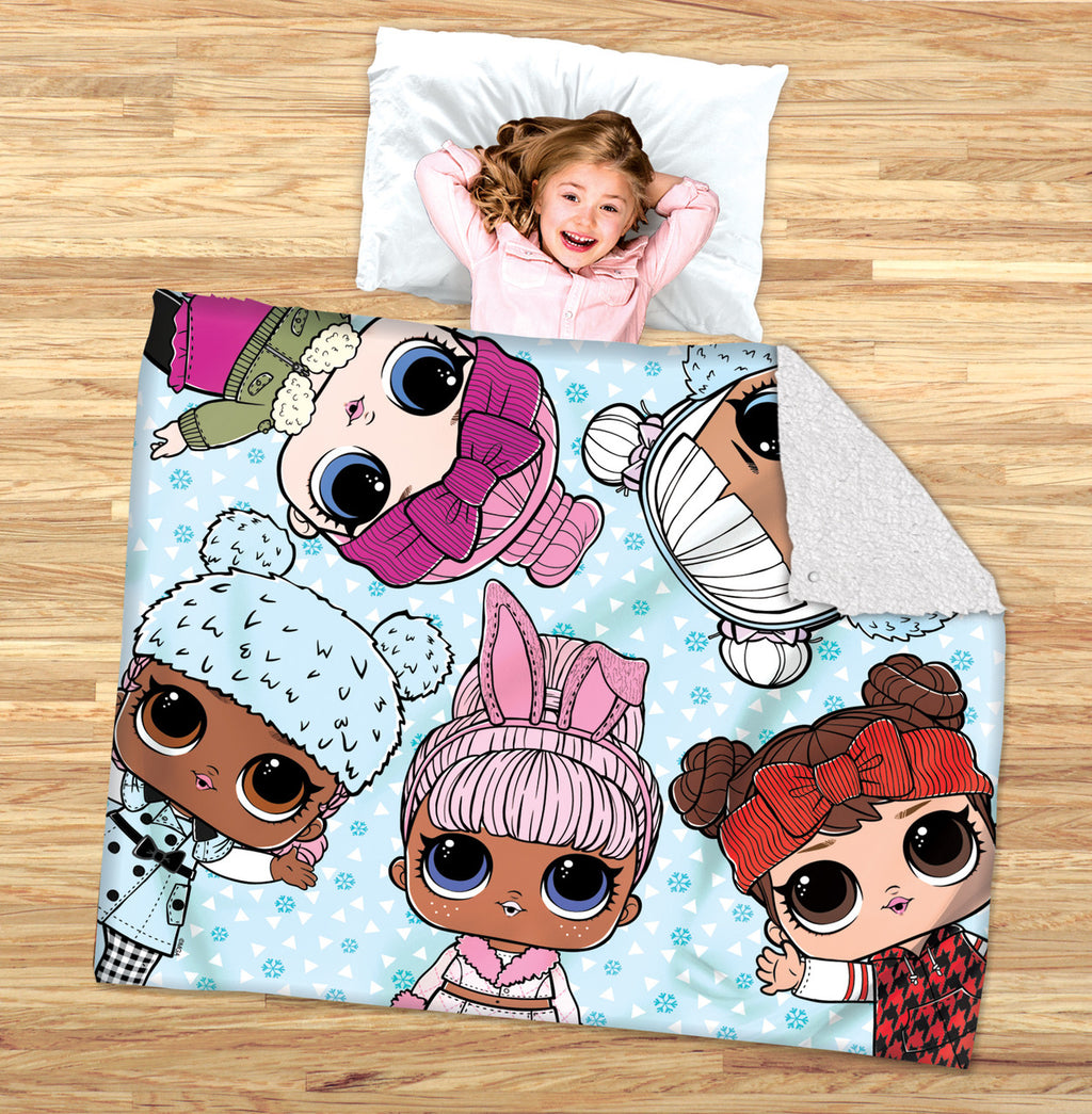 L.O.L. Surprise! Kids 2-in-1 Cozy Cover and Slumber Bag