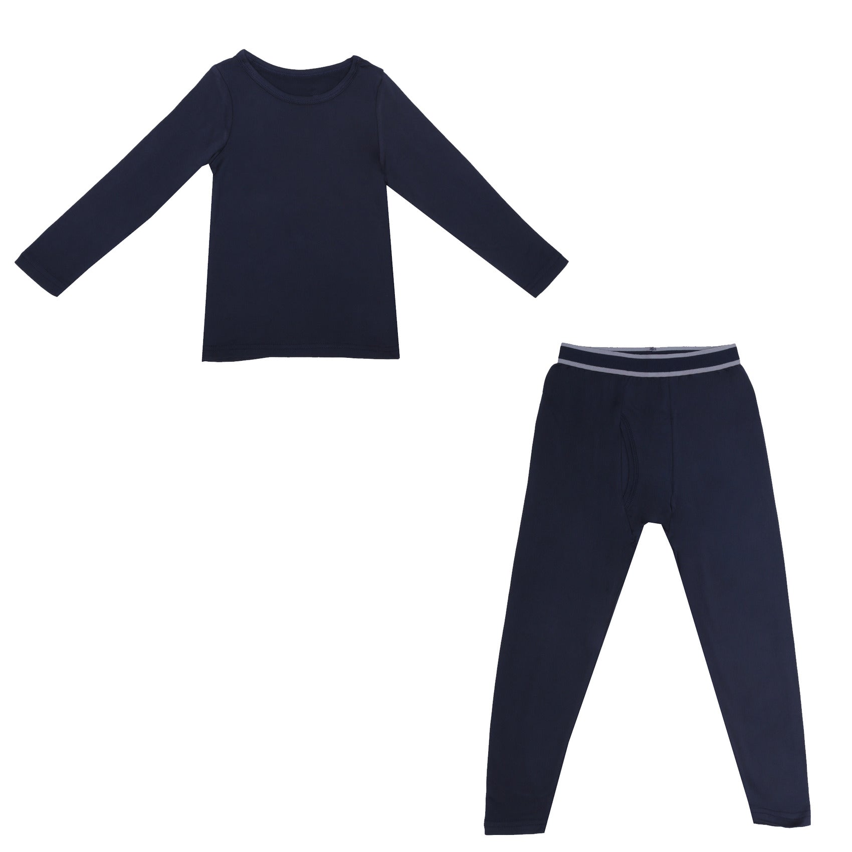 EVERYDAY KIDS Boys Navy Thermal Top and Bottom Underwear Set