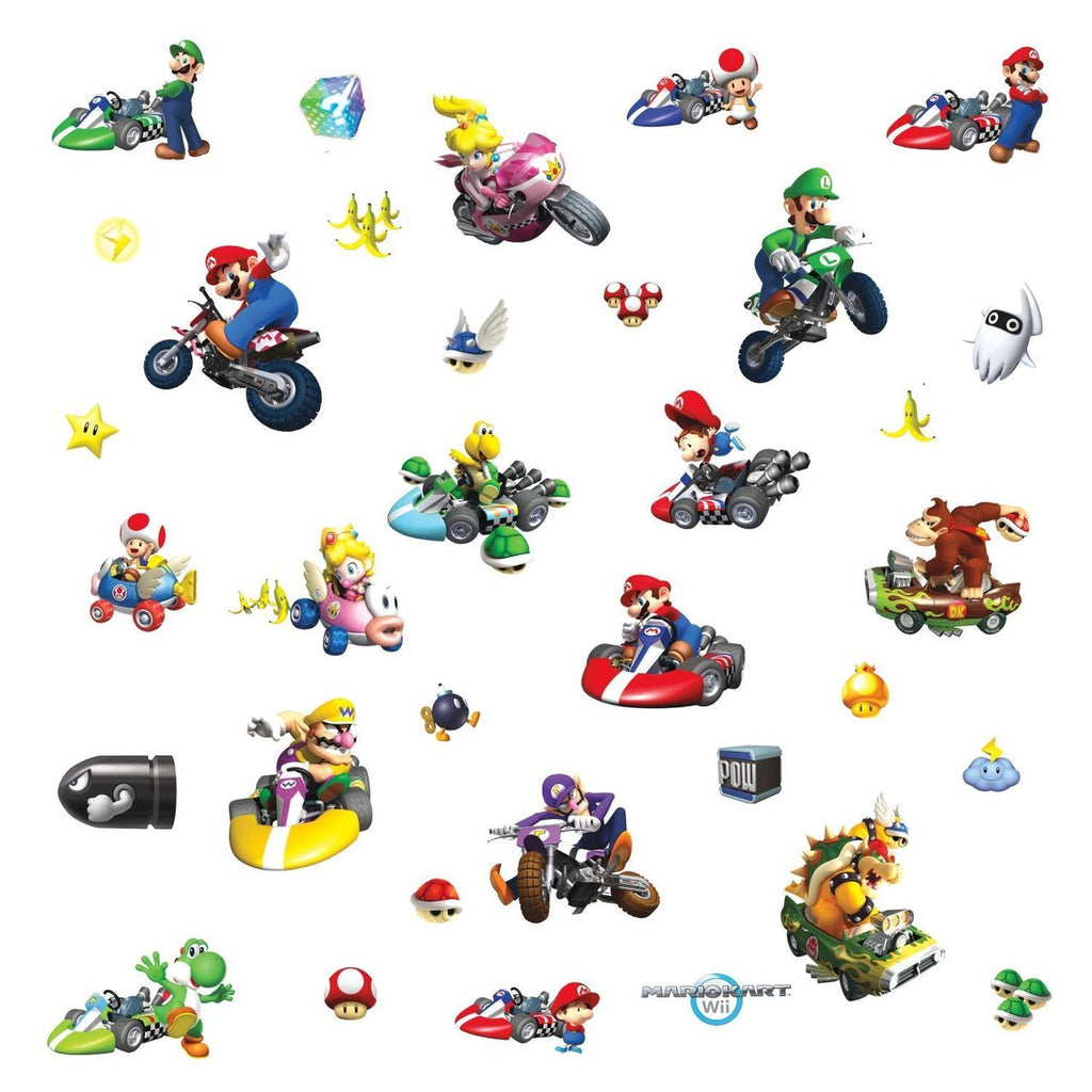 Nintendo Mario Kart Wall Decals
