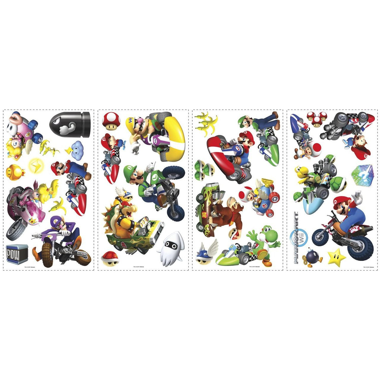 Nintendo Mario Kart Wall Decals