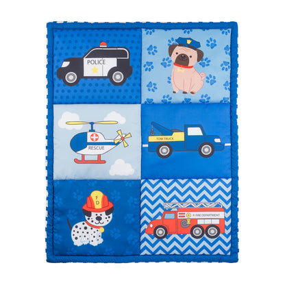 Everyday Kids 4 Piece Boys Crib Bedding Set - Little Rescuer
