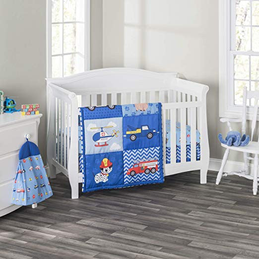 Everyday Kids 4 Piece Boys Crib Bedding Set - Little Rescuer
