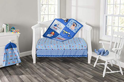 Everyday Kids 4 Piece Boys Crib Bedding Set - Little Rescuer