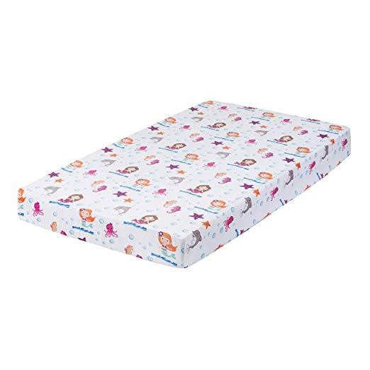 Everyday Kids 3 Piece Girls Crib Bedding Set - Mermaid Adventures