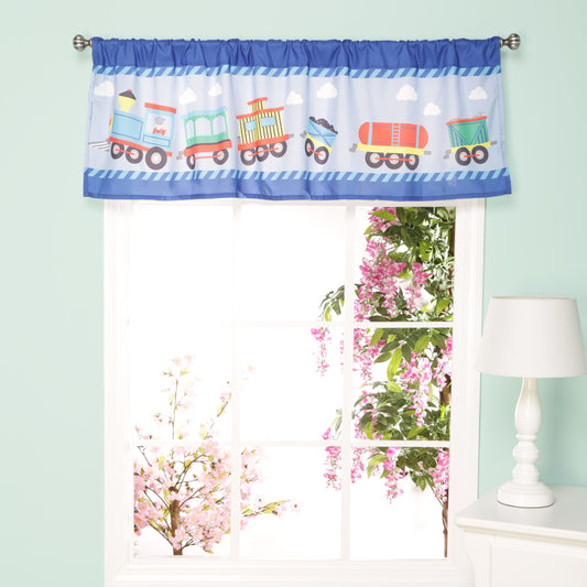 Everyday Kids Choo Choo Train Window Valance