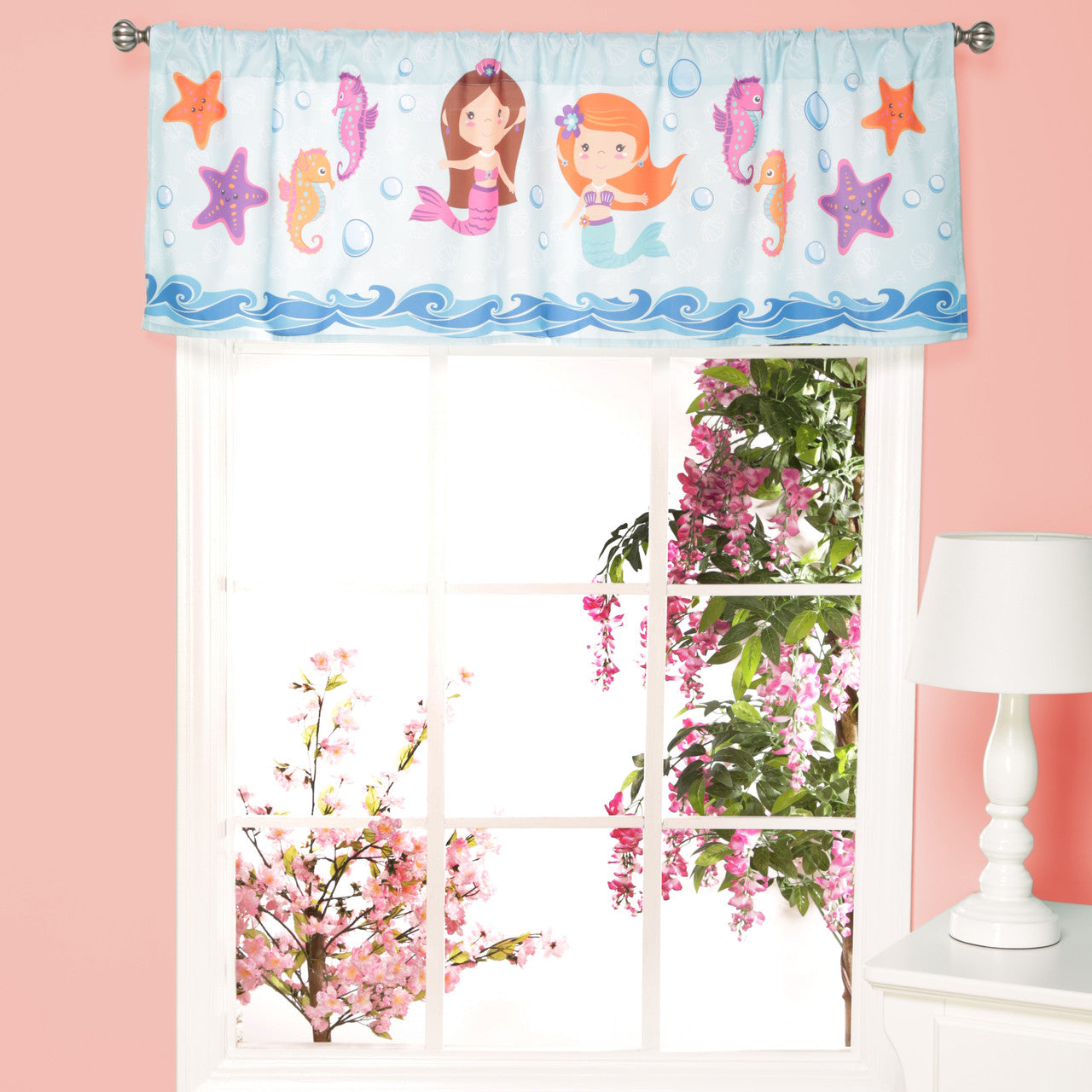 Everyday Kids Mermaid Adventures Window Valance