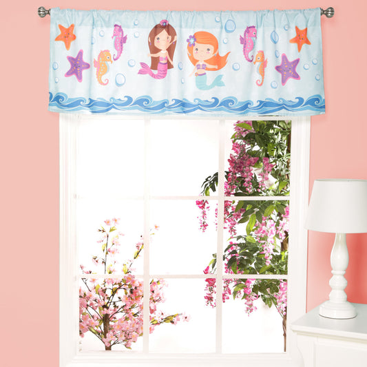 Everyday Kids Mermaid Adventures Window Valance
