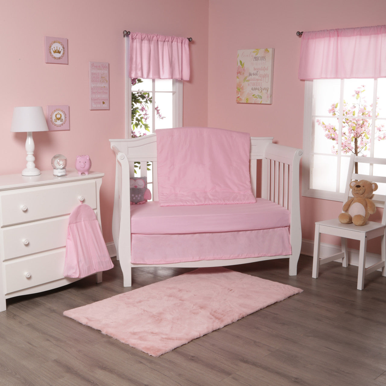 Everyday Kids Pink Window Valance